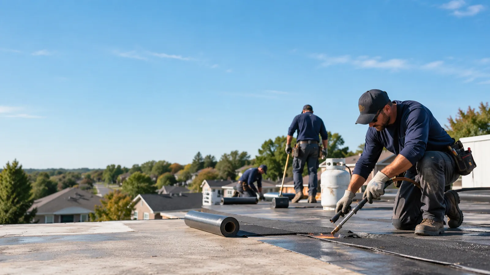 Flat Roof Leak Repair providers in Cambria, IL